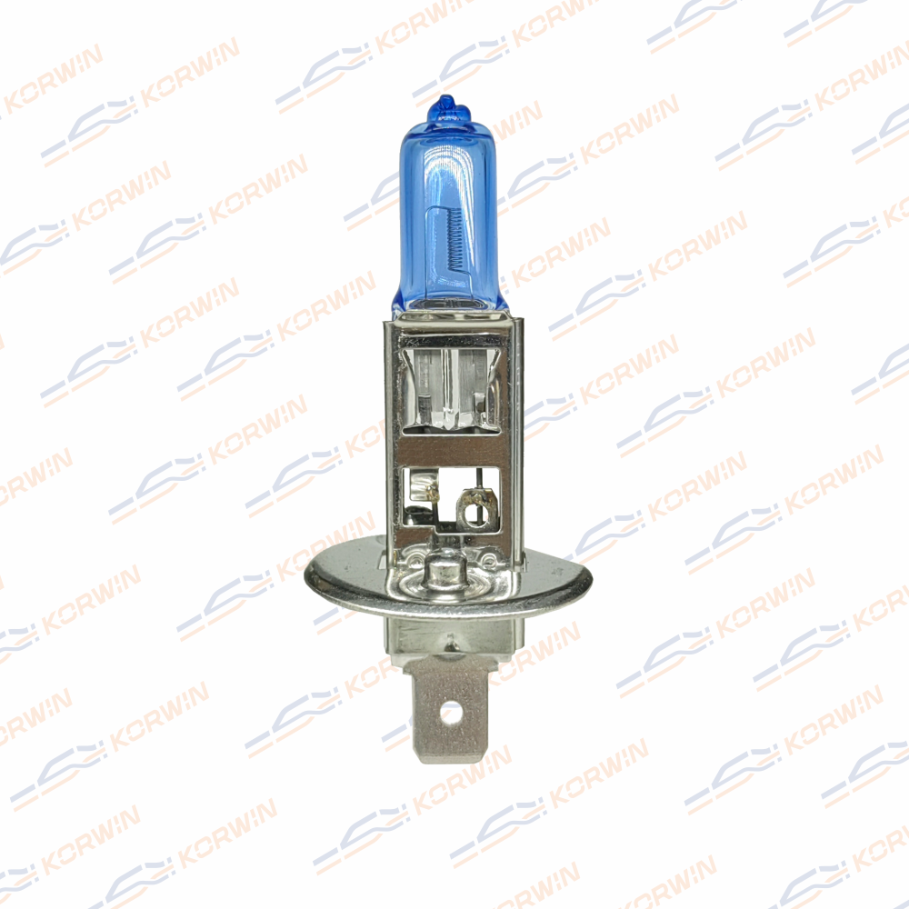 Лампа накаливания галогенная (H1 12V 55W P14,5s SUPER WHITE) KORWIN KWYN0019