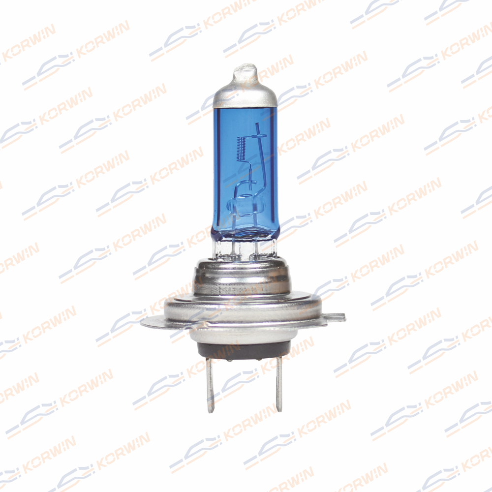 Лампа накаливания галогенная (H7 12V 55W PX26d SUPER WHITE) KORWIN KWYN0001
