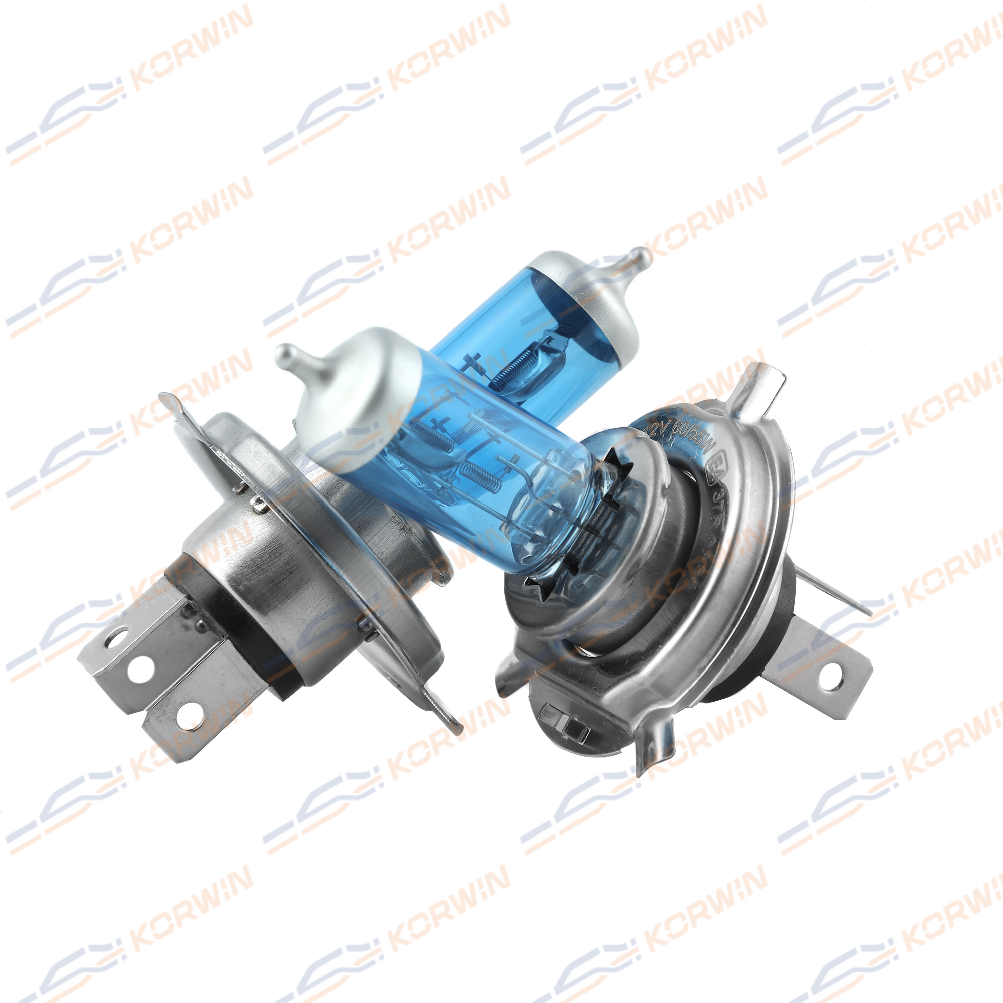 Лампа галогенная (H4 12V 60/55W P43t Super White ) KORWIN KWYN0056
