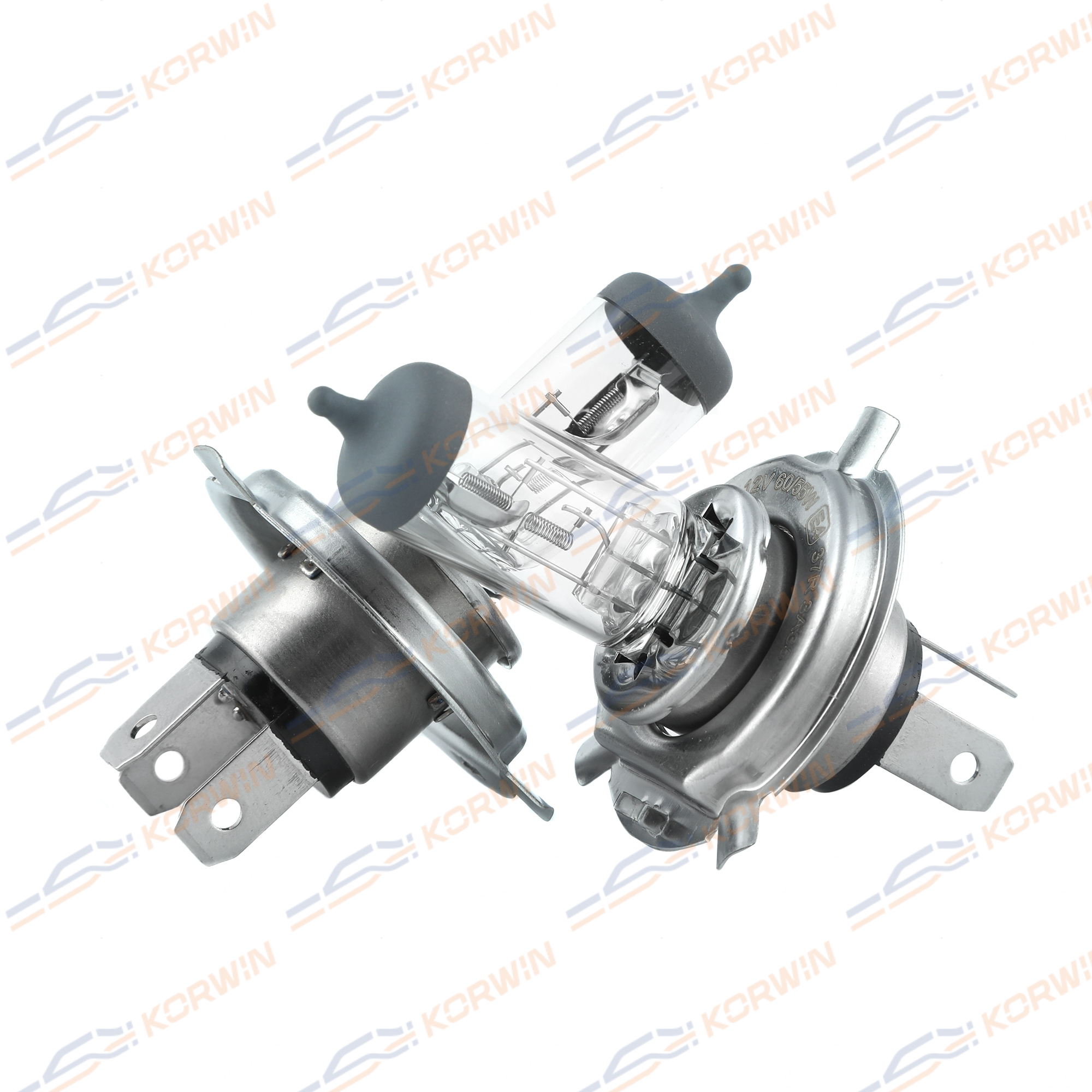 Лампа галогенная (H4 12V 60/55W P43t Plus 50% ) KORWIN KWYN0054