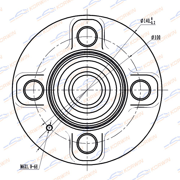 ступица колеса korwin kwah0013 оптом от производителя по низким ценам