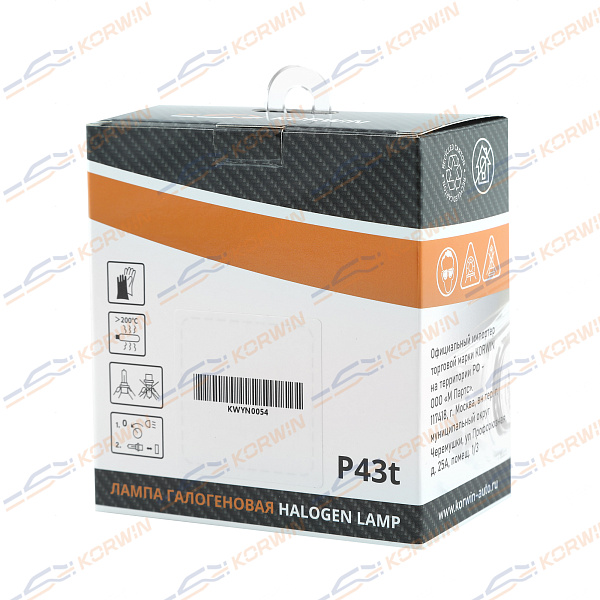 лампа галогенная (h4 12v 60/55w p43t plus 50% ) korwin kwyn0054 оптом от производителя по низким ценам