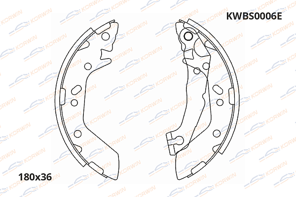 колодки тормозные барабанные korwin ecoline kwbs0006e оптом от производителя по низким ценам