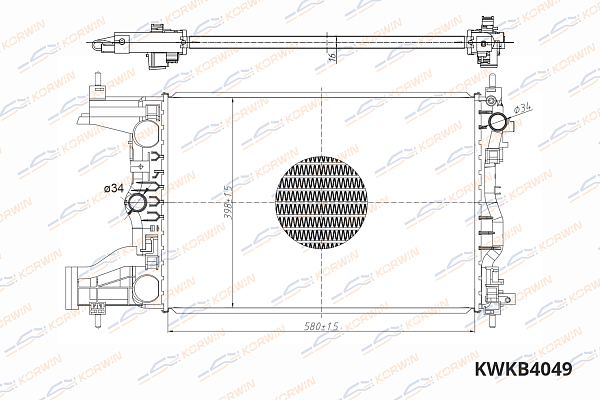 радиатор охлаждения двигателя korwin kwkb4049 оптом от производителя по низким ценам