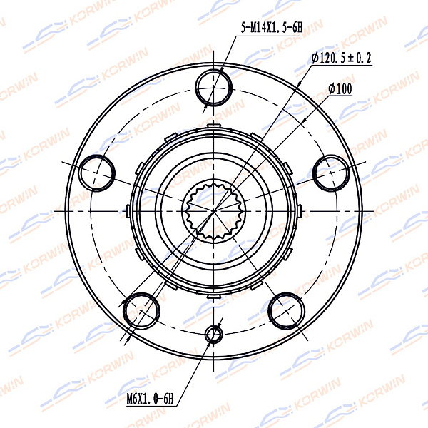 ступица колеса korwin kwah0020 оптом от производителя по низким ценам