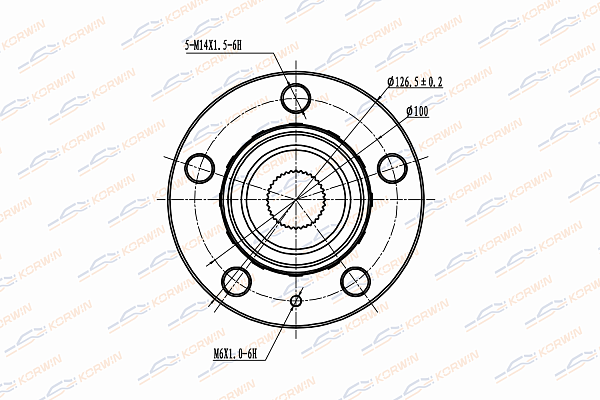 ступица колеса korwin kwah0028 оптом от производителя по низким ценам