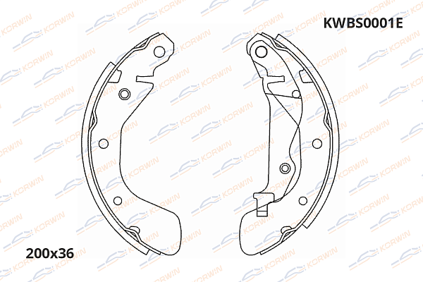 колодки тормозные барабанные korwin ecoline kwbs0001e оптом от производителя по низким ценам