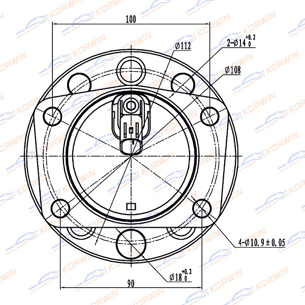 ступица колеса korwin kwah0019 оптом от производителя по низким ценам