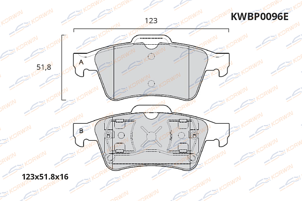 колодки тормозные дисковые korwin ecoline kwbp0096e оптом от производителя по низким ценам