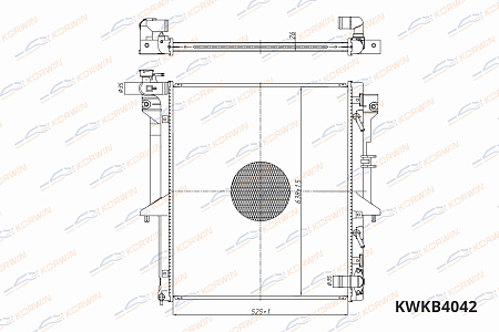 радиатор охлаждения двигателя korwin kwkb4042 оптом от производителя по низким ценам