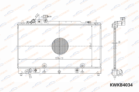 радиатор охлаждения двигателя korwin kwkb4034 оптом от производителя по низким ценам