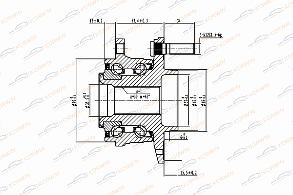ступица колеса korwin kwah0029 оптом от производителя по низким ценам