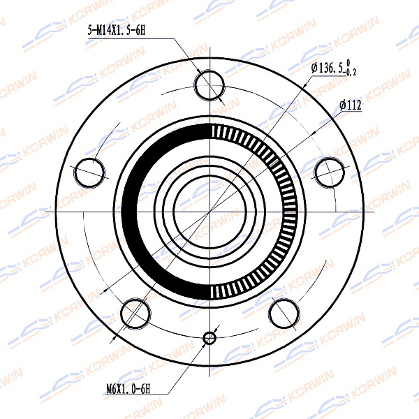 ступица колеса korwin kwah0003 оптом от производителя по низким ценам