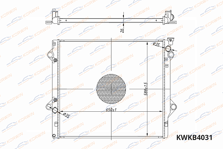 радиатор охлаждения двигателя korwin kwkb4031 оптом от производителя по низким ценам