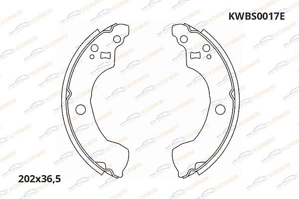 колодки тормозные барабанные korwin ecoline kwbs0017e оптом от производителя по низким ценам