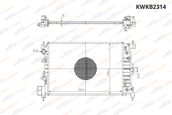 радиатор охлаждения двигателя korwin kwkb2314 оптом от производителя по низким ценам