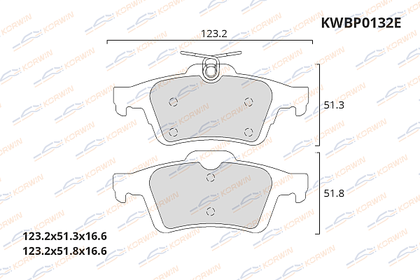 колодки тормозные дисковые korwin ecoline kwbp0132e оптом от производителя по низким ценам